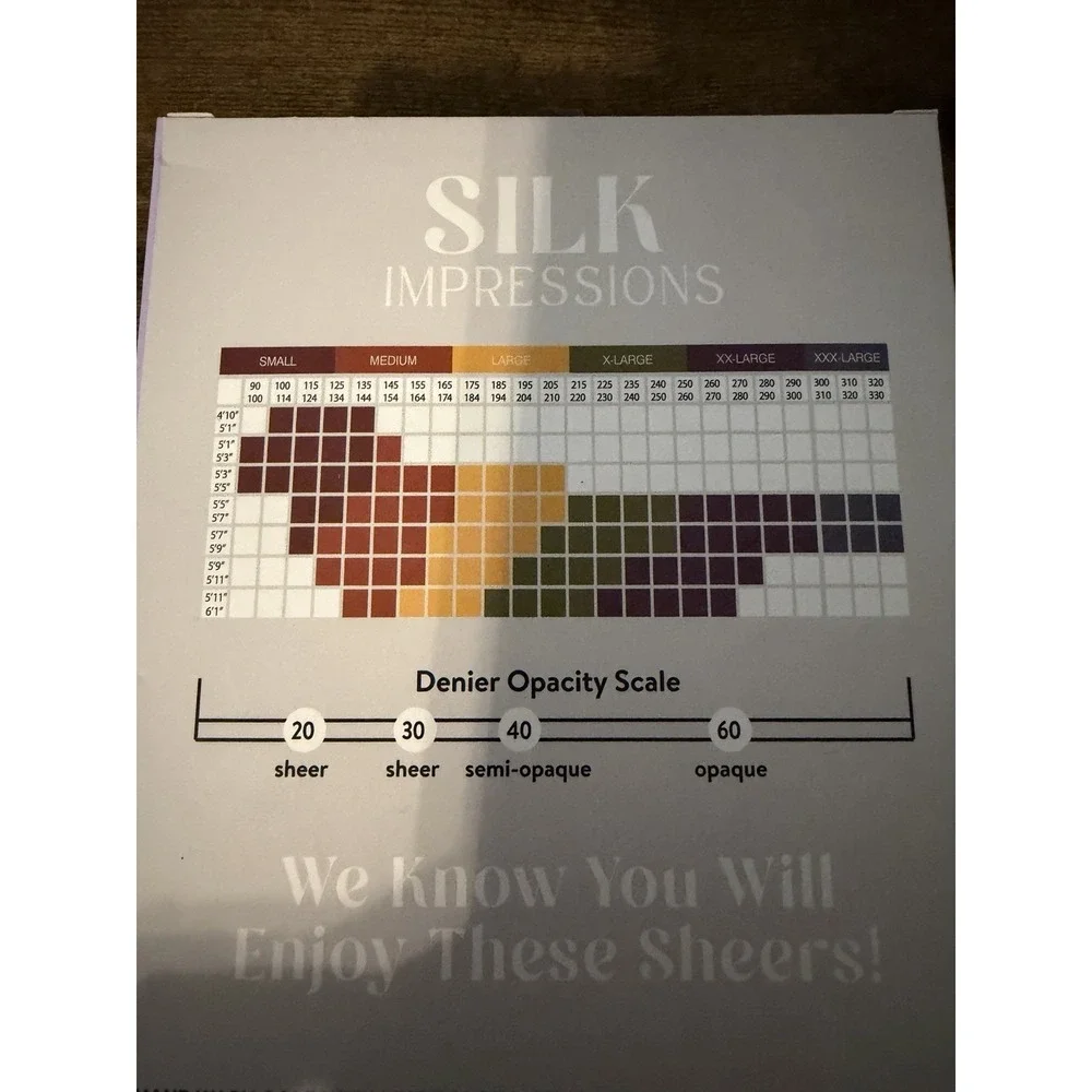 2 Pair Silk Impressions XXL Silky Soft Sheer Rich Tan 15‎ Denier Pantyhose Fine